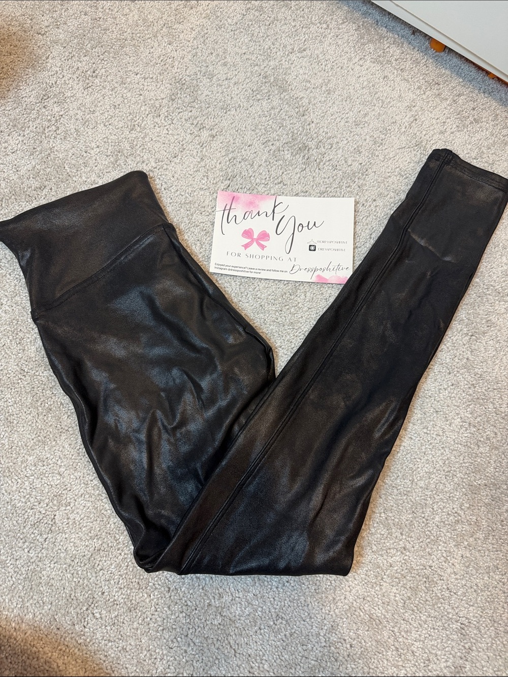 SPANX Black Shapewear Leggings